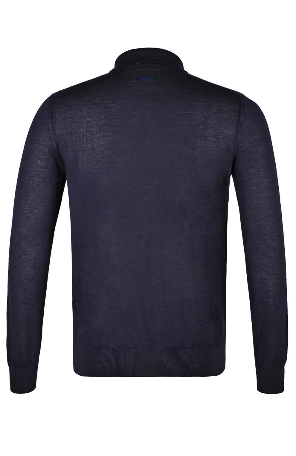 Поло из смеси шерсти и шёлка