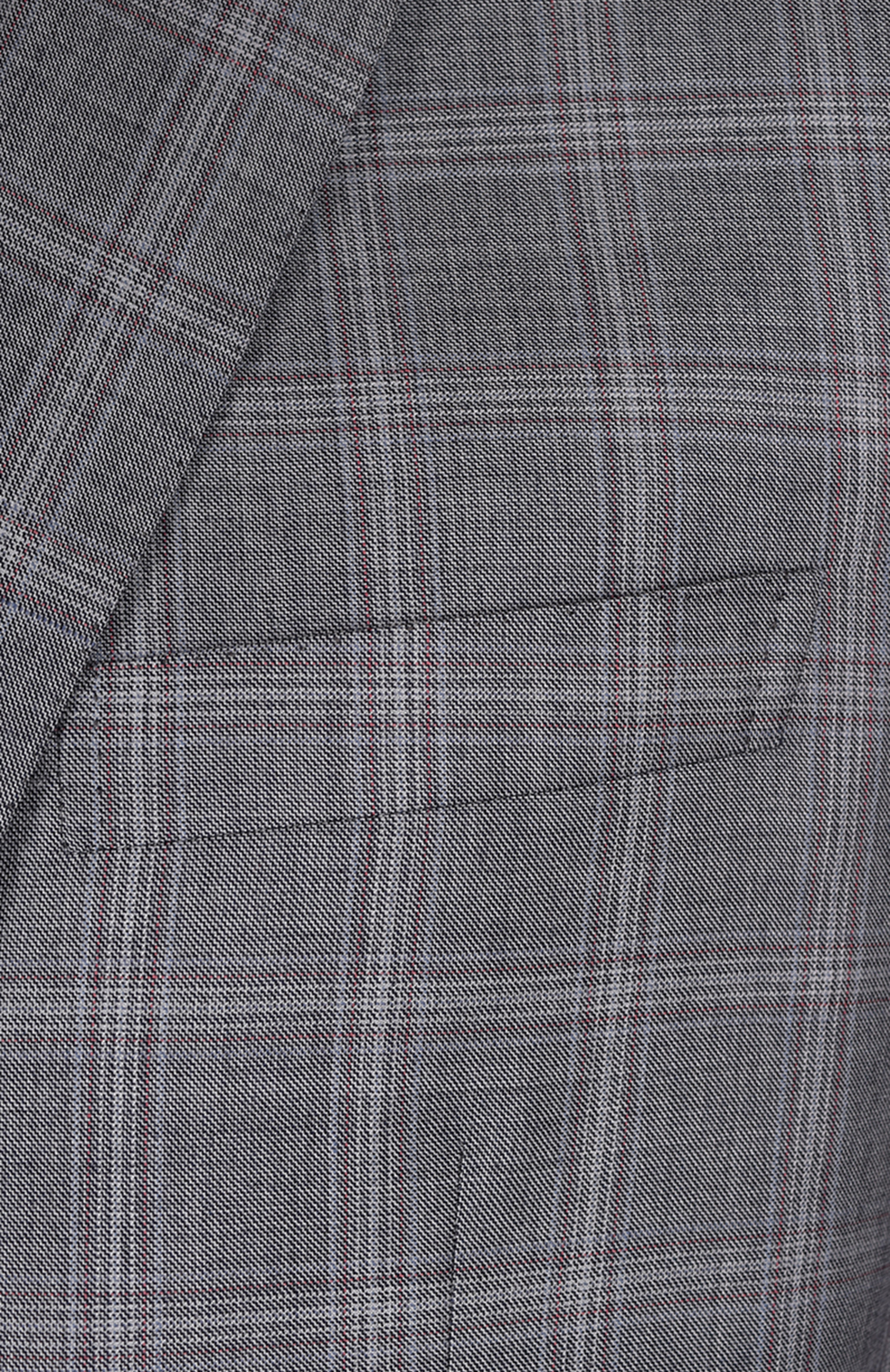 Шерстяной костюм с пиджаком на двух пуговицах