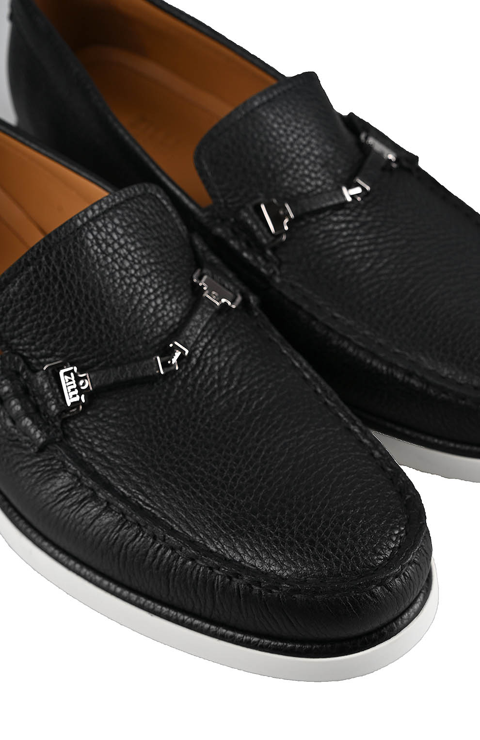 Кожаные лоферы