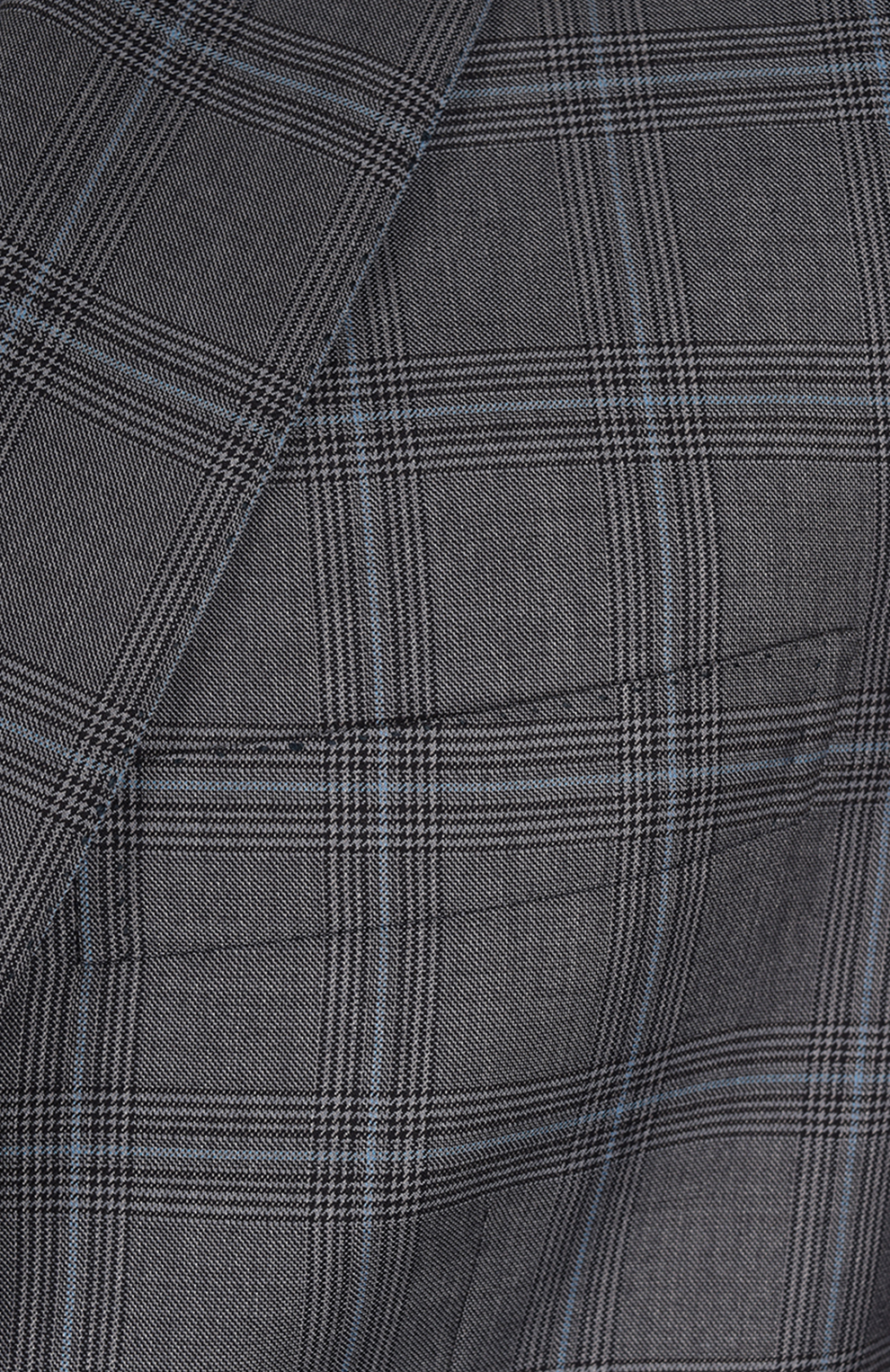 Костюм из смеси шерсти и шелка с пиджаком на двух пуговицах