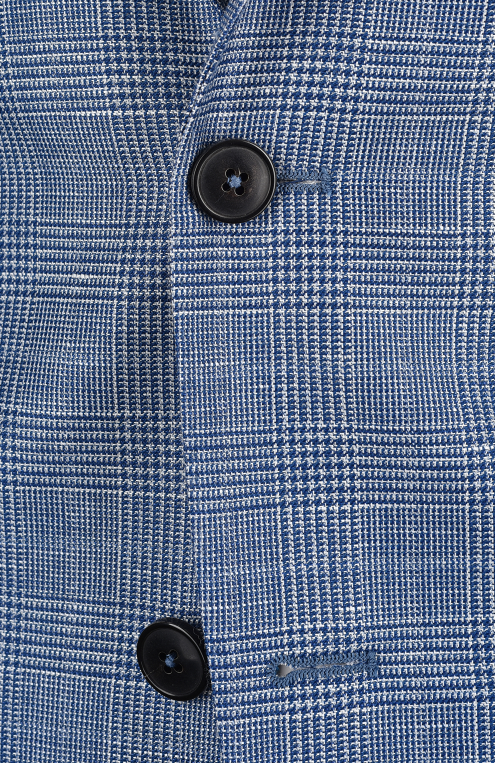 Однобортный пиджак из смеси шерсти и льна