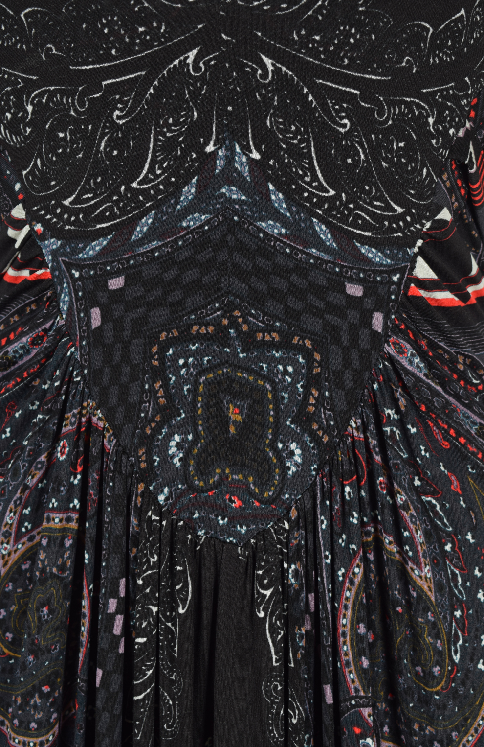 Платье-макси с узором