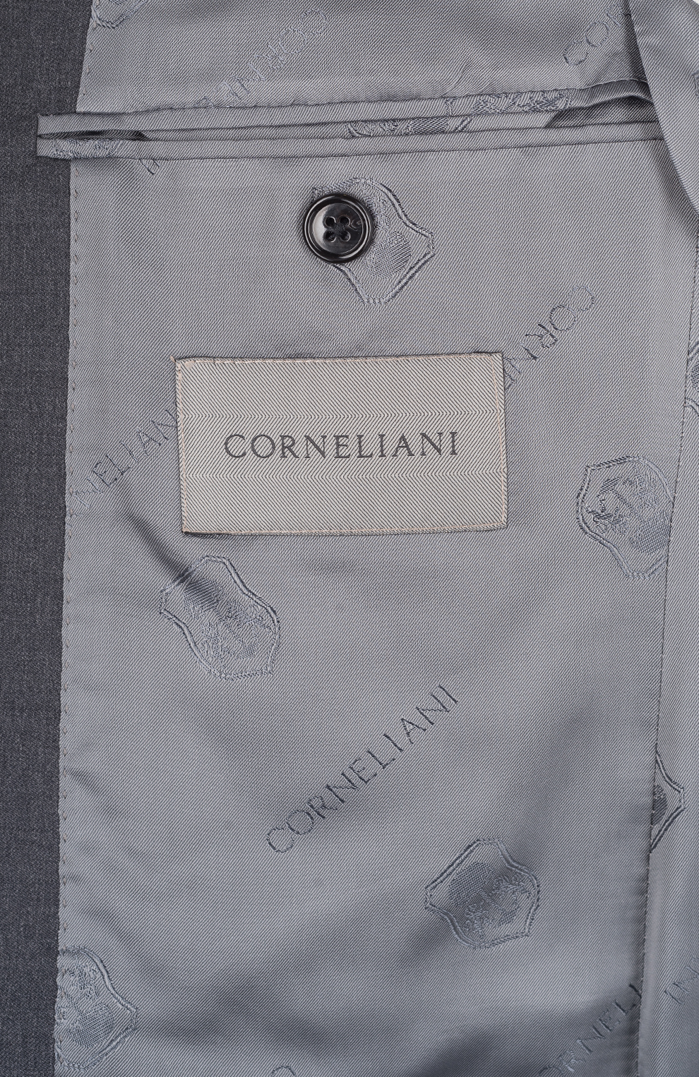 Однотонный шерстяной костюм