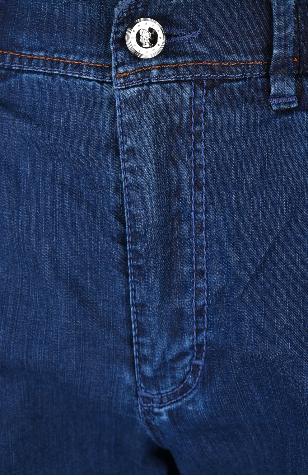 Джинсы с полуэластиным поясом