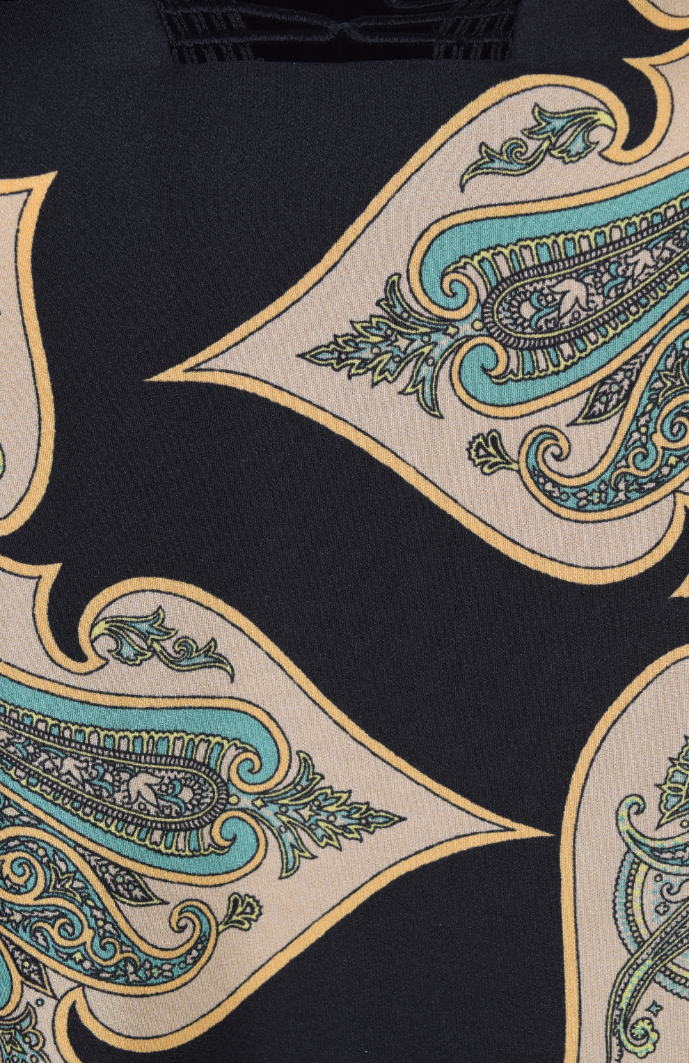 Платье прямого кроя из шёлка с узором