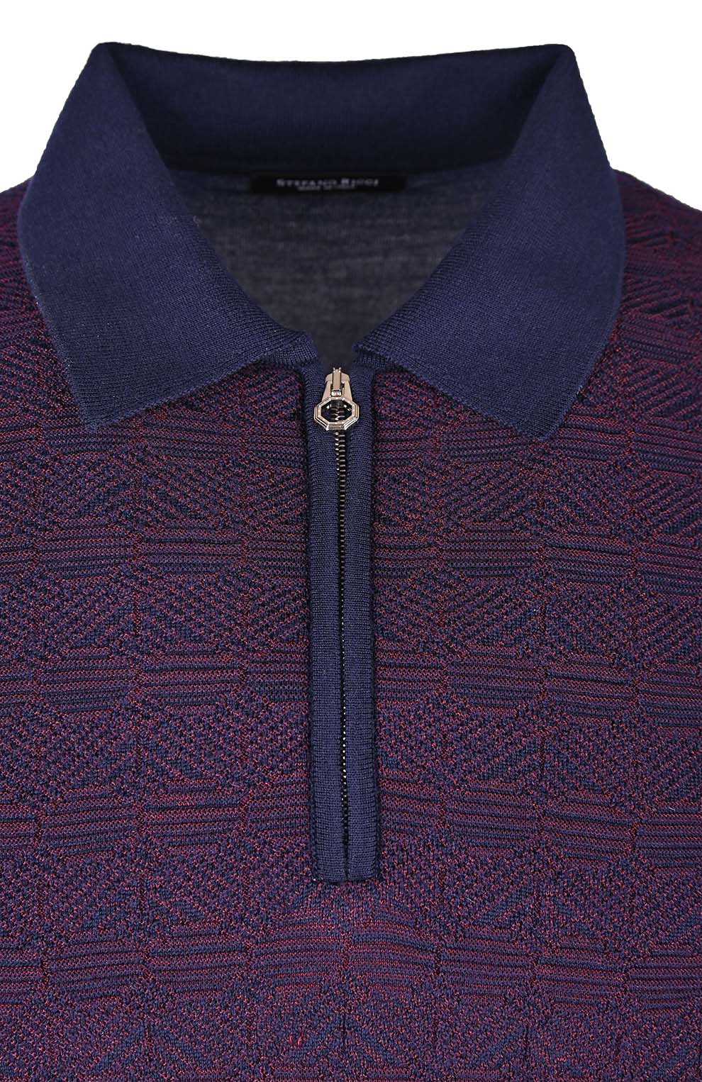 Поло из смеси шерсти, шёлка и кашемира