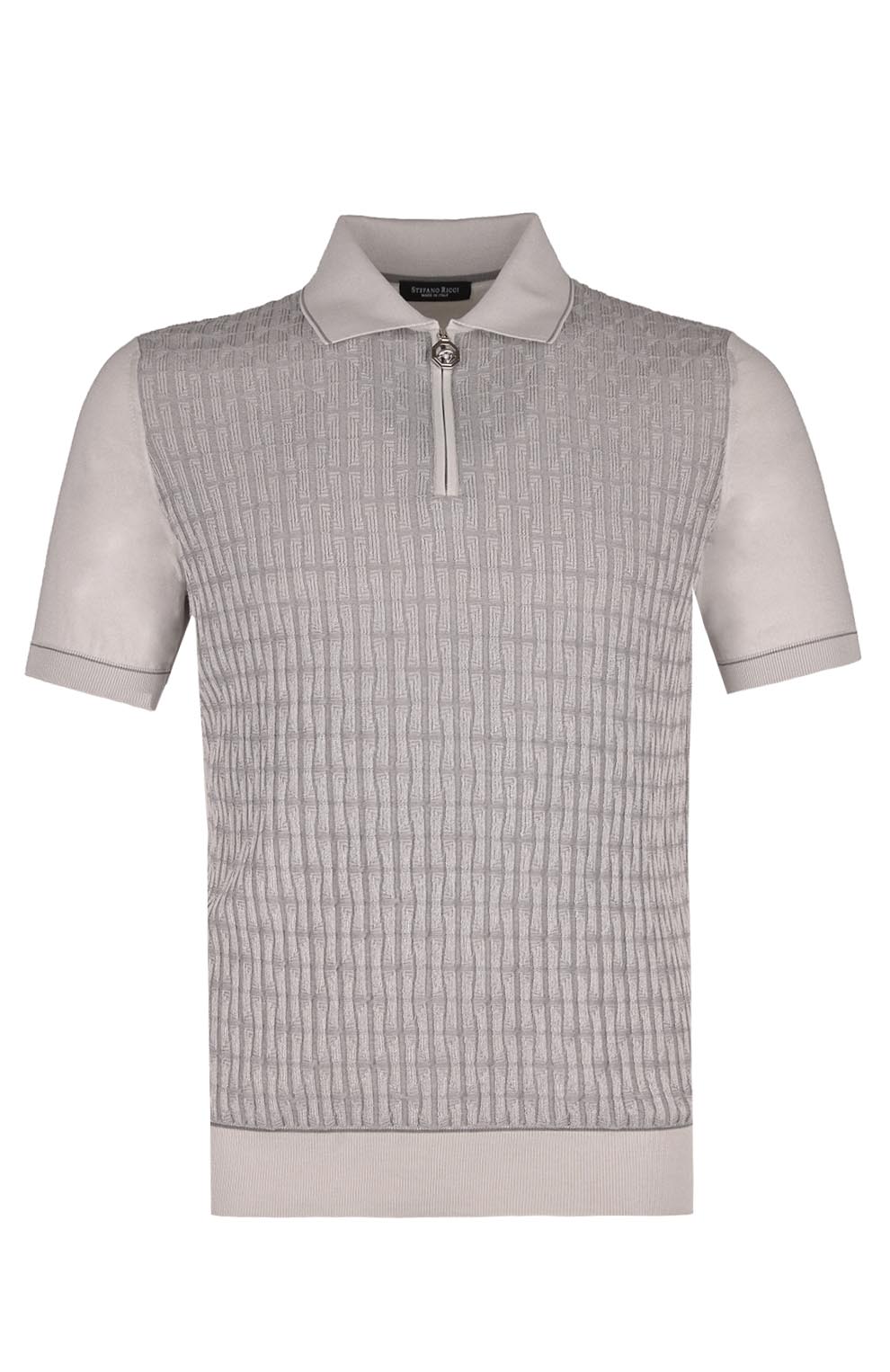 Поло из смеси шёлка и хлопка