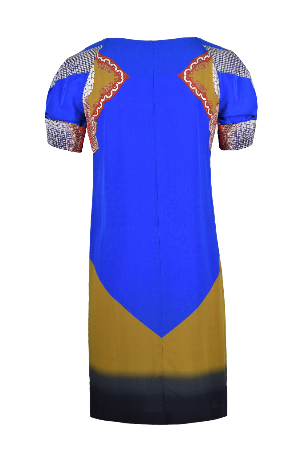 Шёлковое платье с принтом