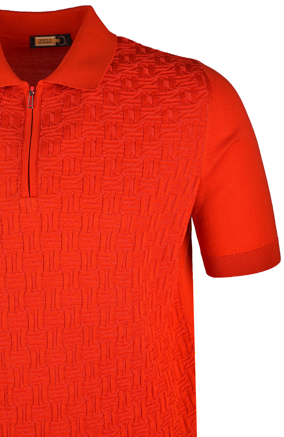 Поло из смеси шёлка и хлопка