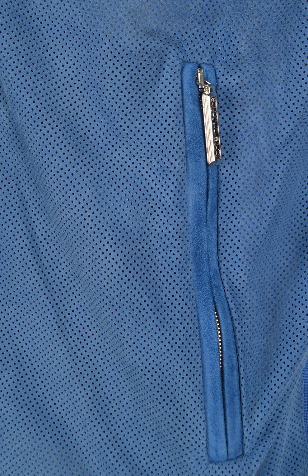 Кардиган из шёлка с замшевой отделкой