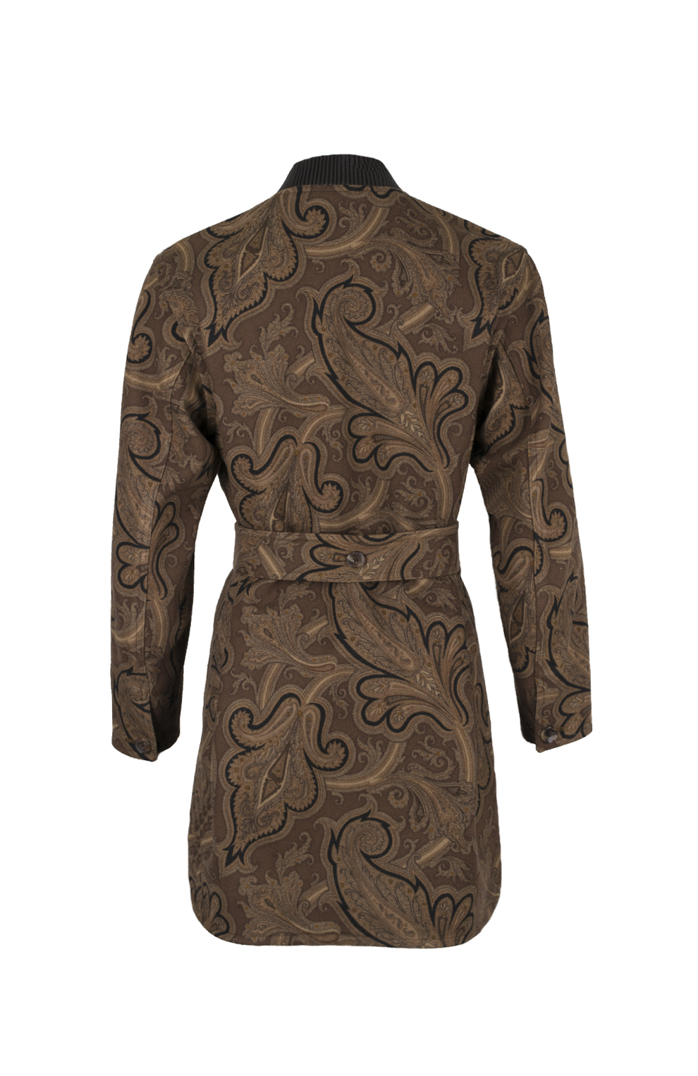 Пальто с узором пейсли