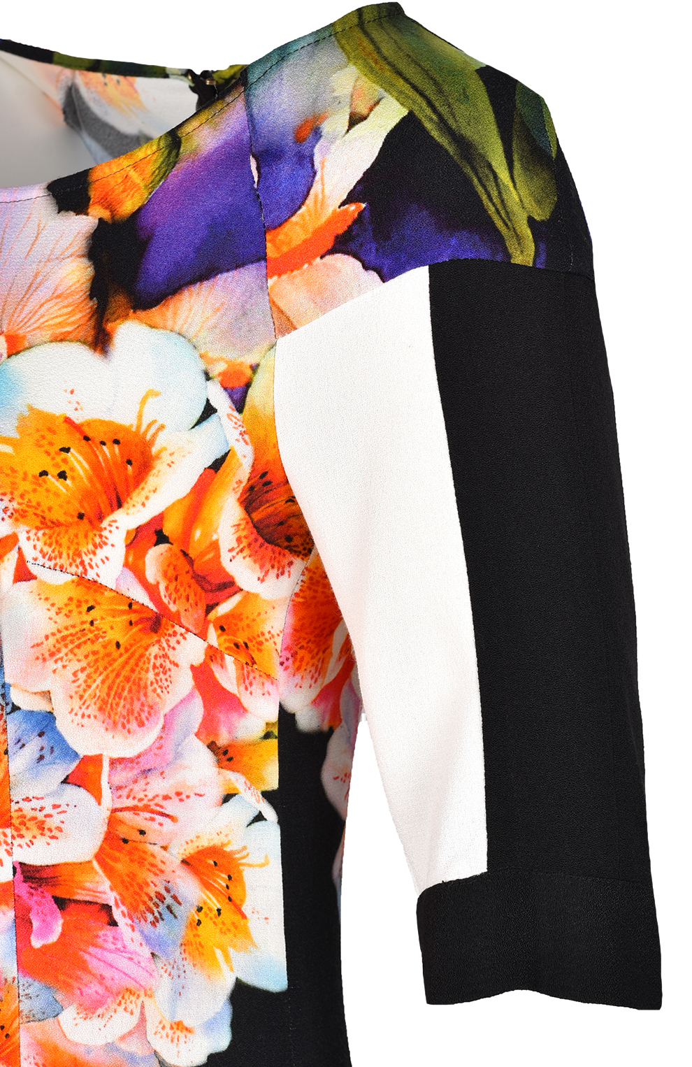 Платье с цветочным принтом