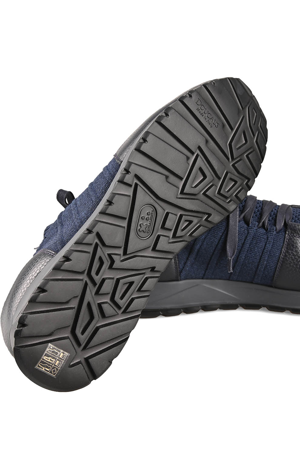 Комбинированные кроссовки с меховым утеплением