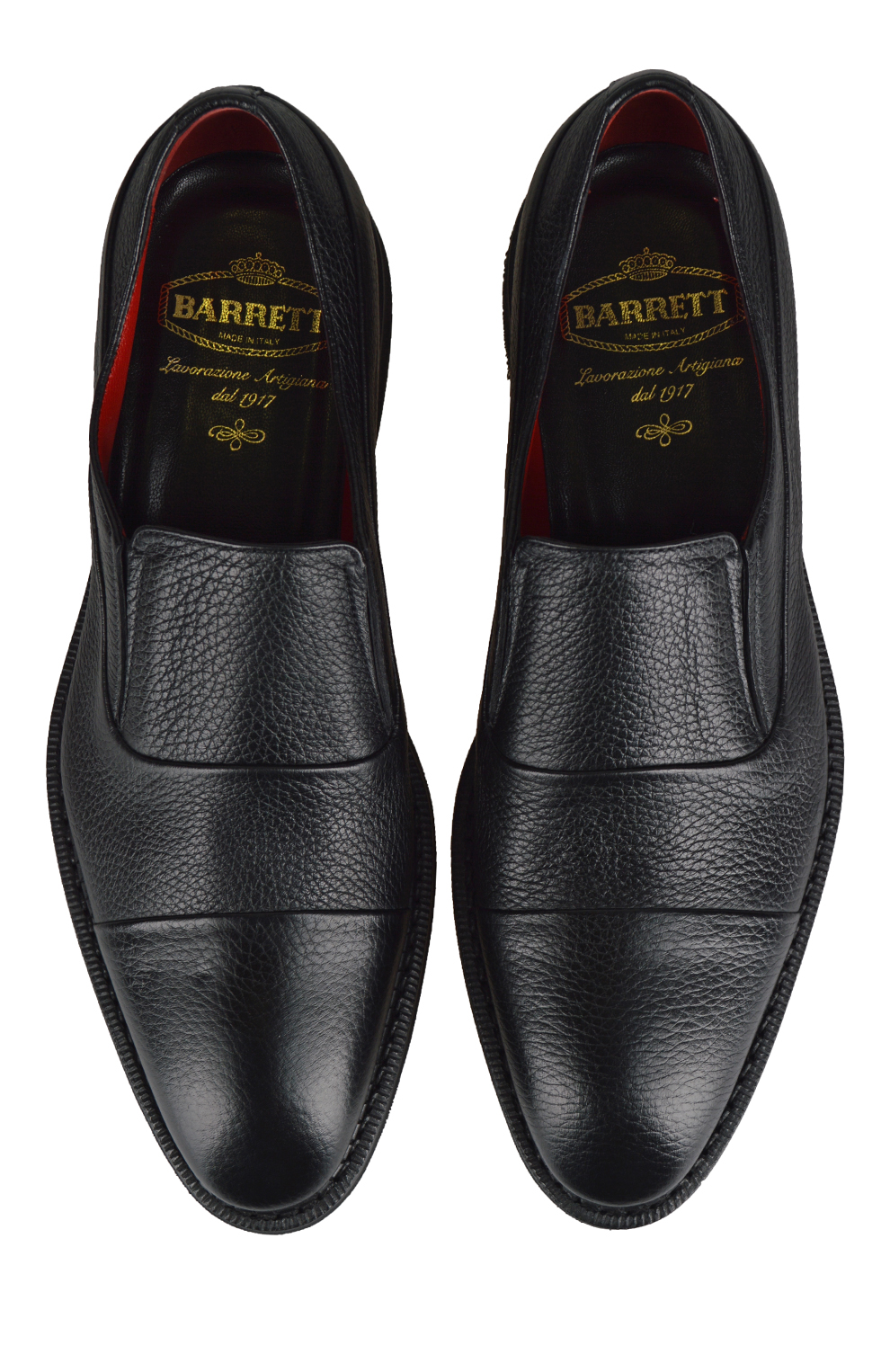 Лоферы из зернистой кожи оленя