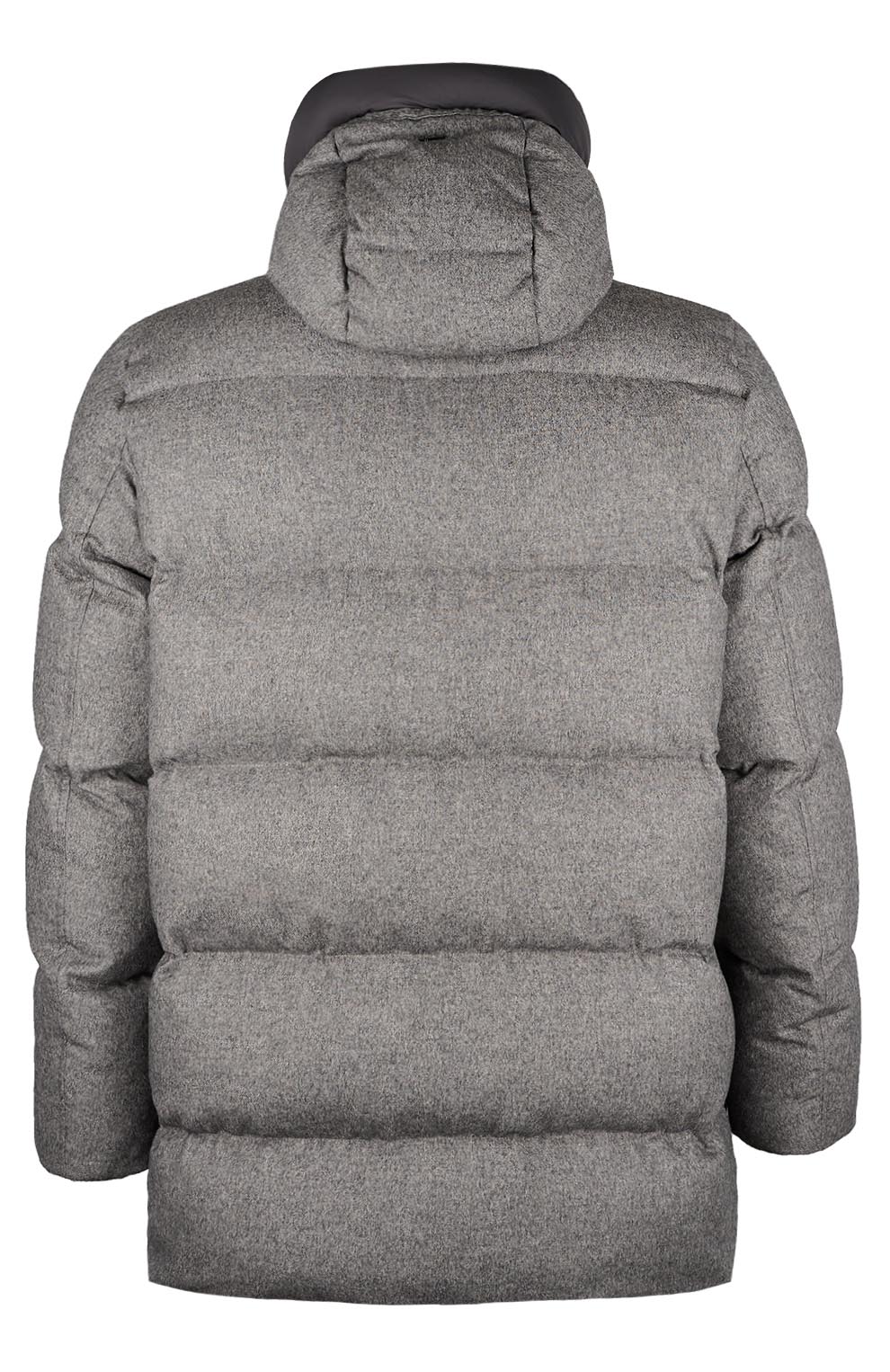 Пуховик из кашемира и шёлка