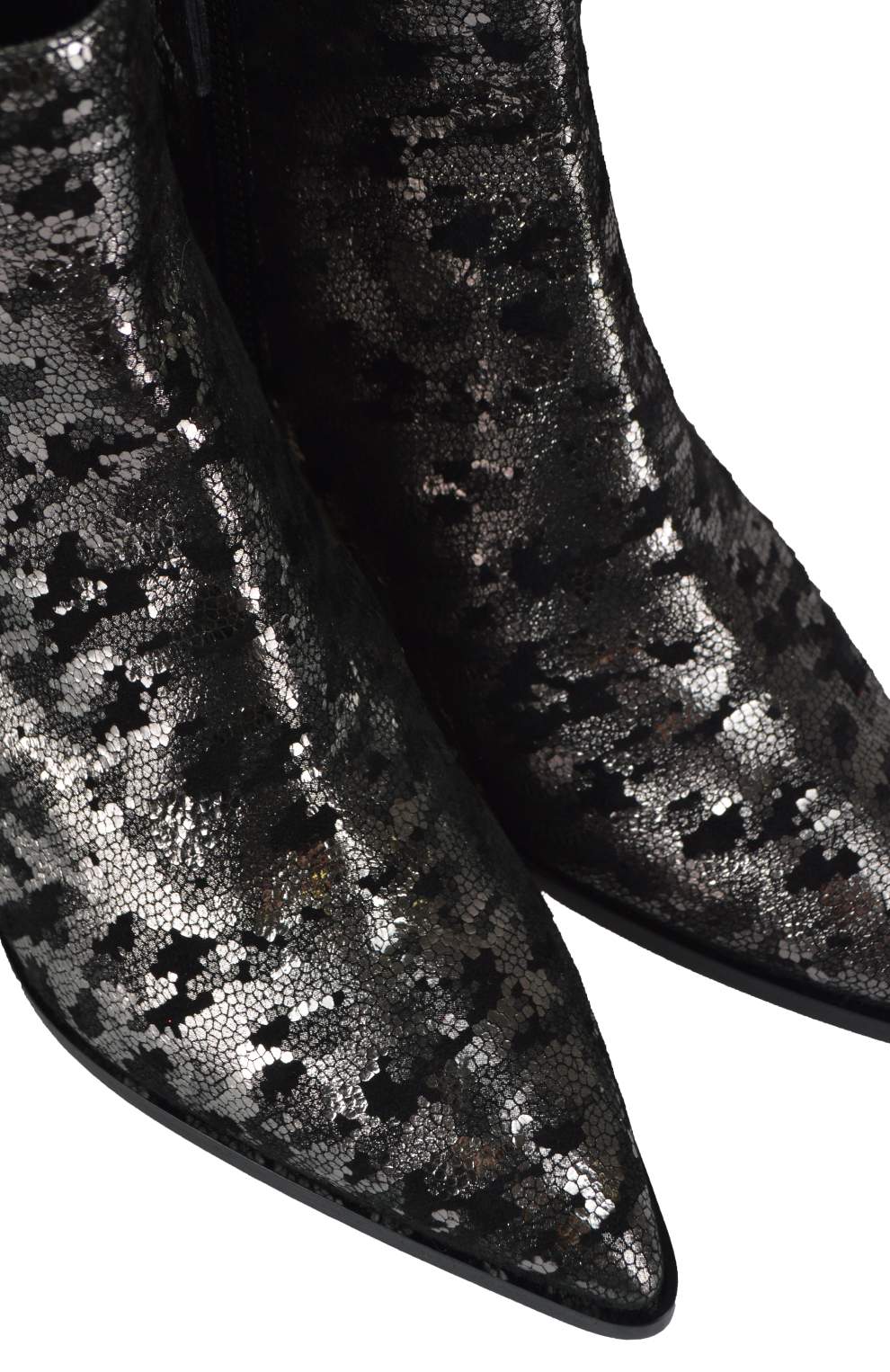 Ботильоны с эффектом металлик