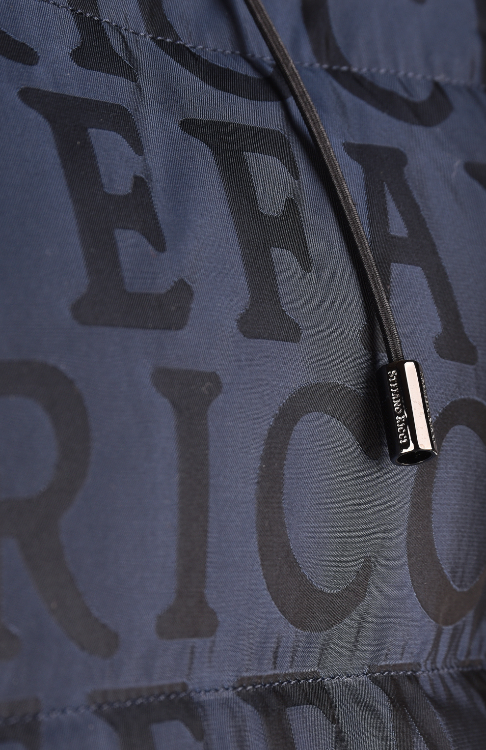 Пуховой жилет с принтом