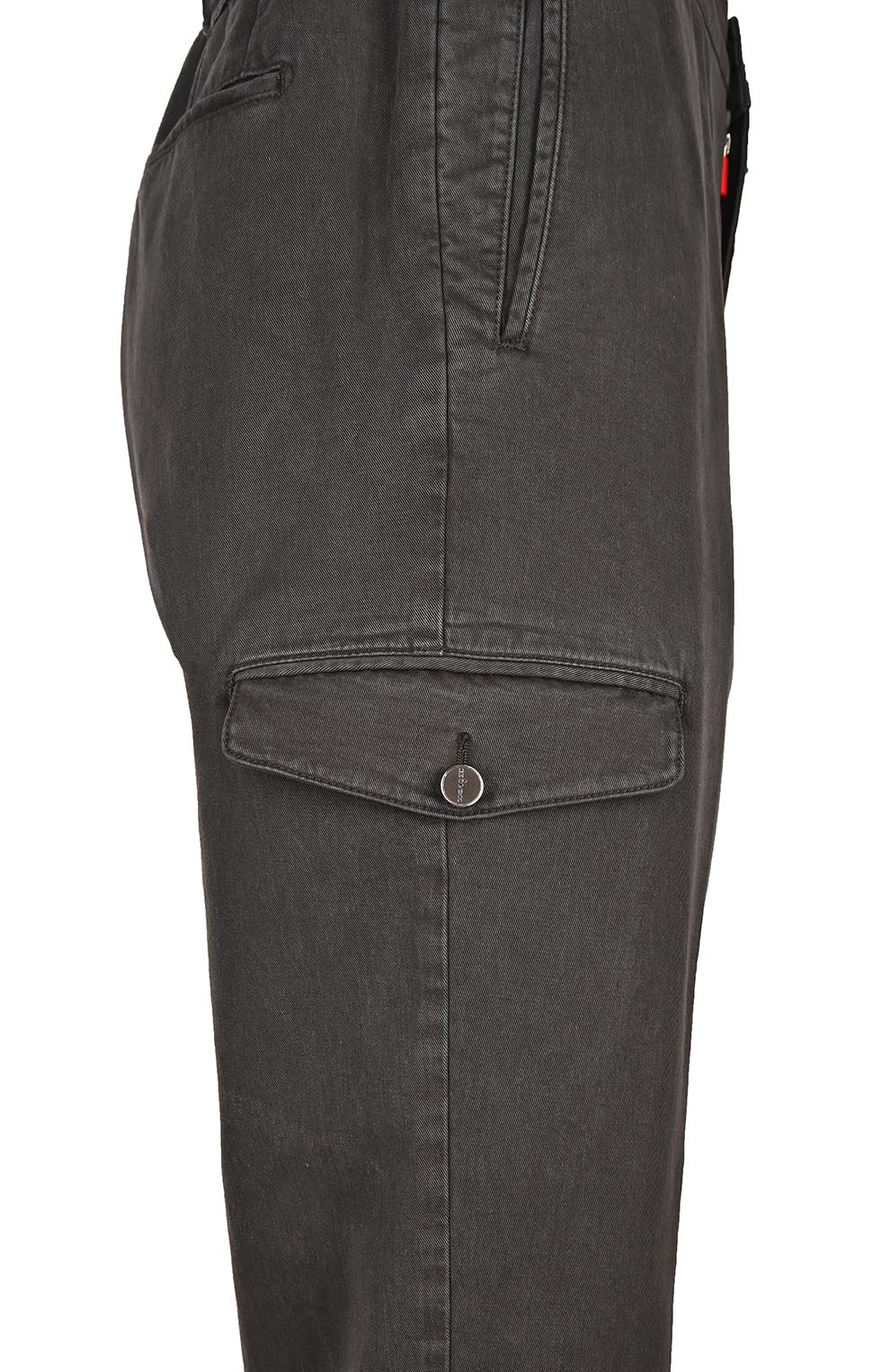 Брюки-карго из смесового хлопка