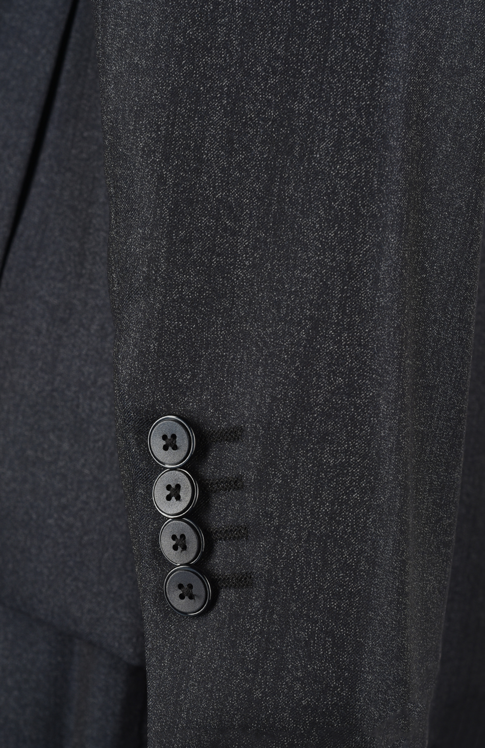 Костюм из смеси шерсти и шёлка с меланжевым эффектом