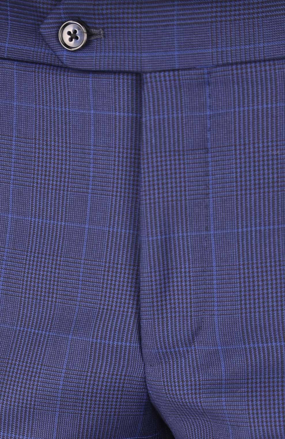 Шерстяные брюки в клетку