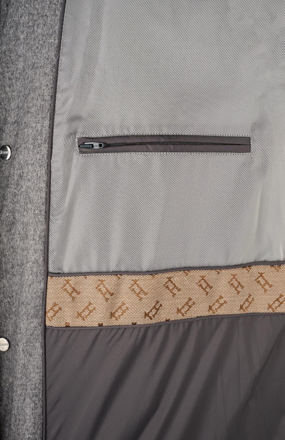 Пуховик из кашемира и шёлка