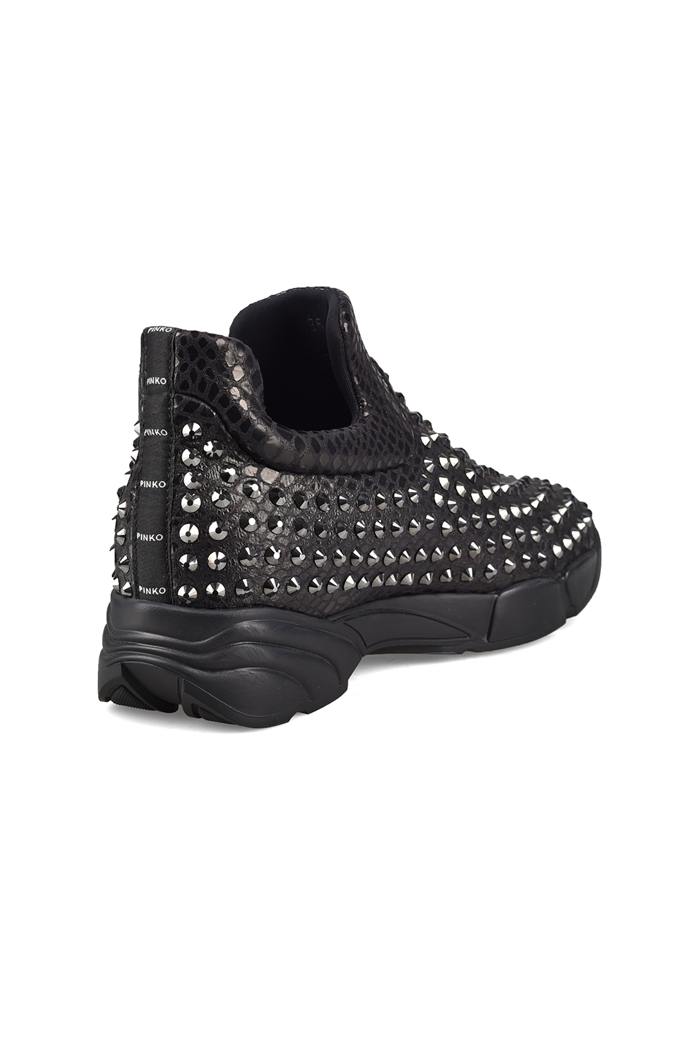 Кроссовки декорированные стразами