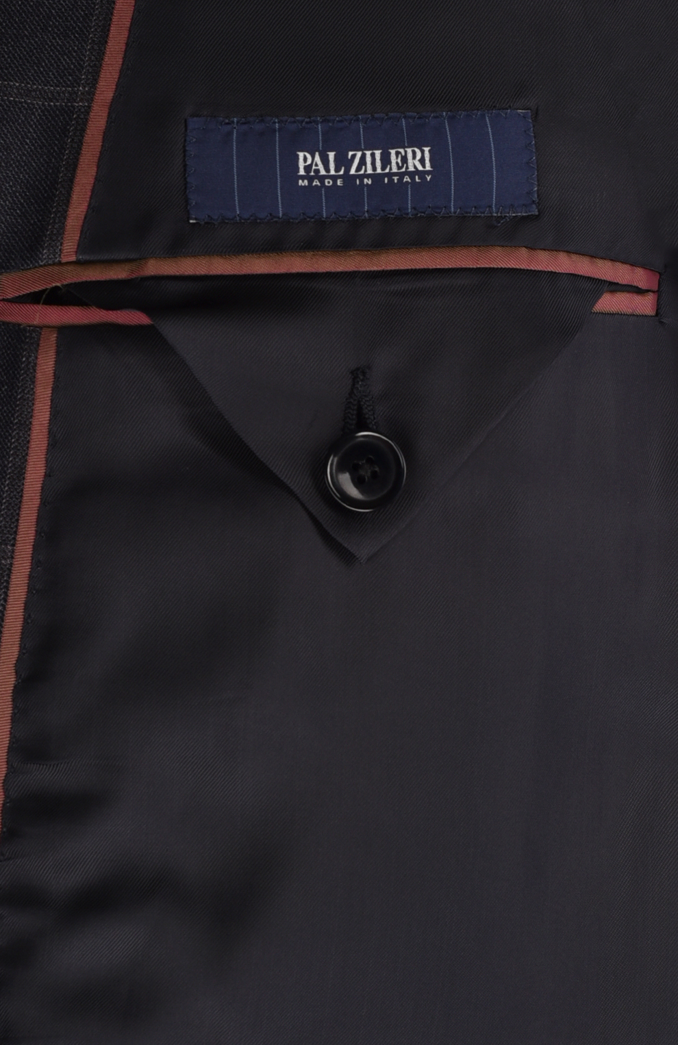 Шерстяной однобортный костюм в клетку