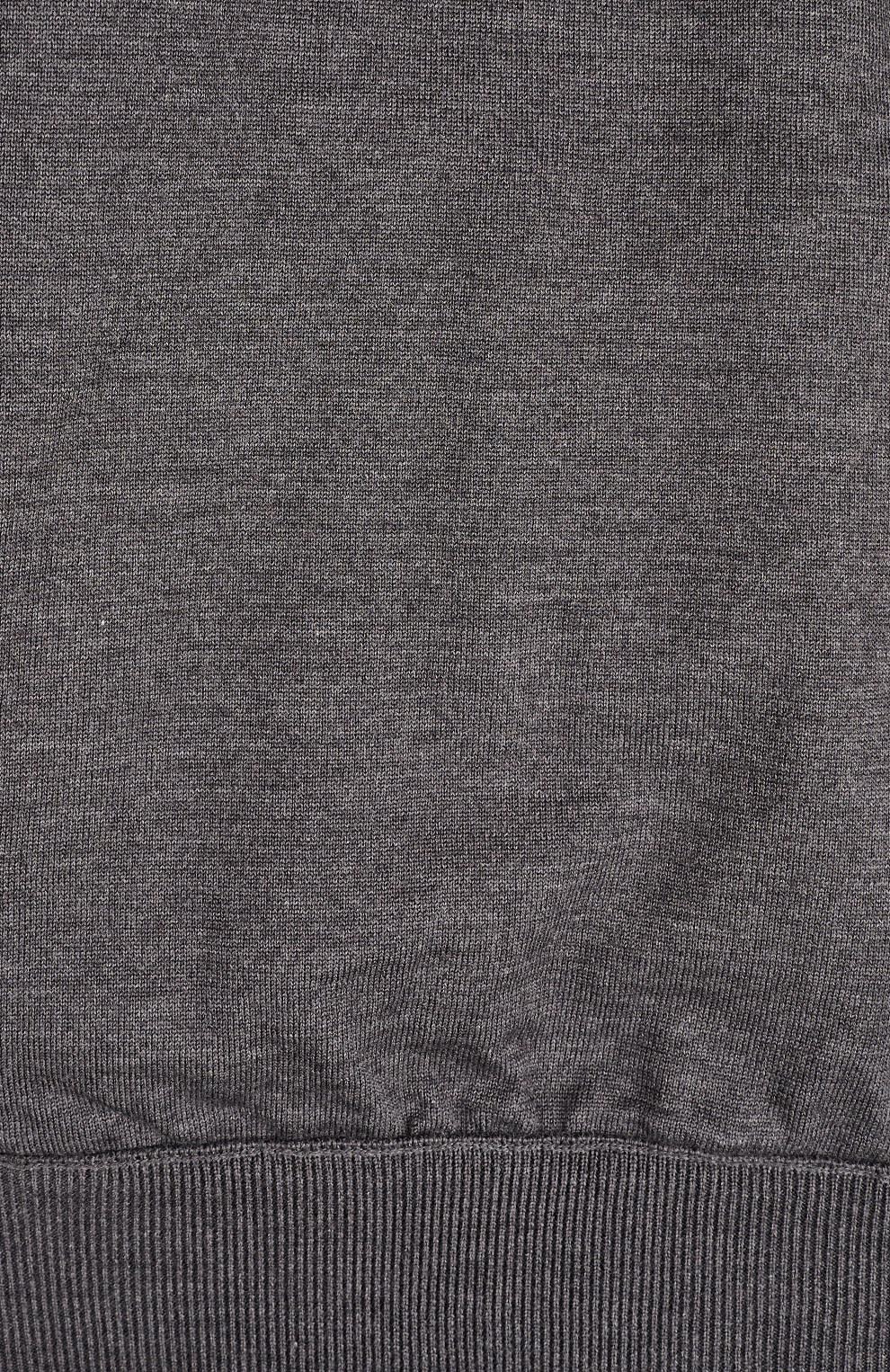 Кардиган из смеси шерсти и шелка, со вставкой из замши и кожи