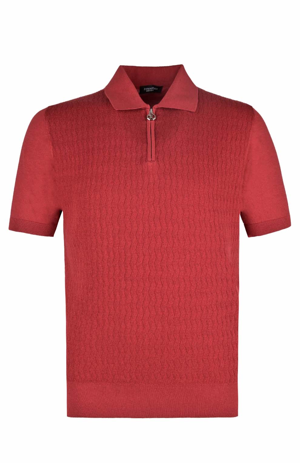 Поло из смеси шёлка и хлопка