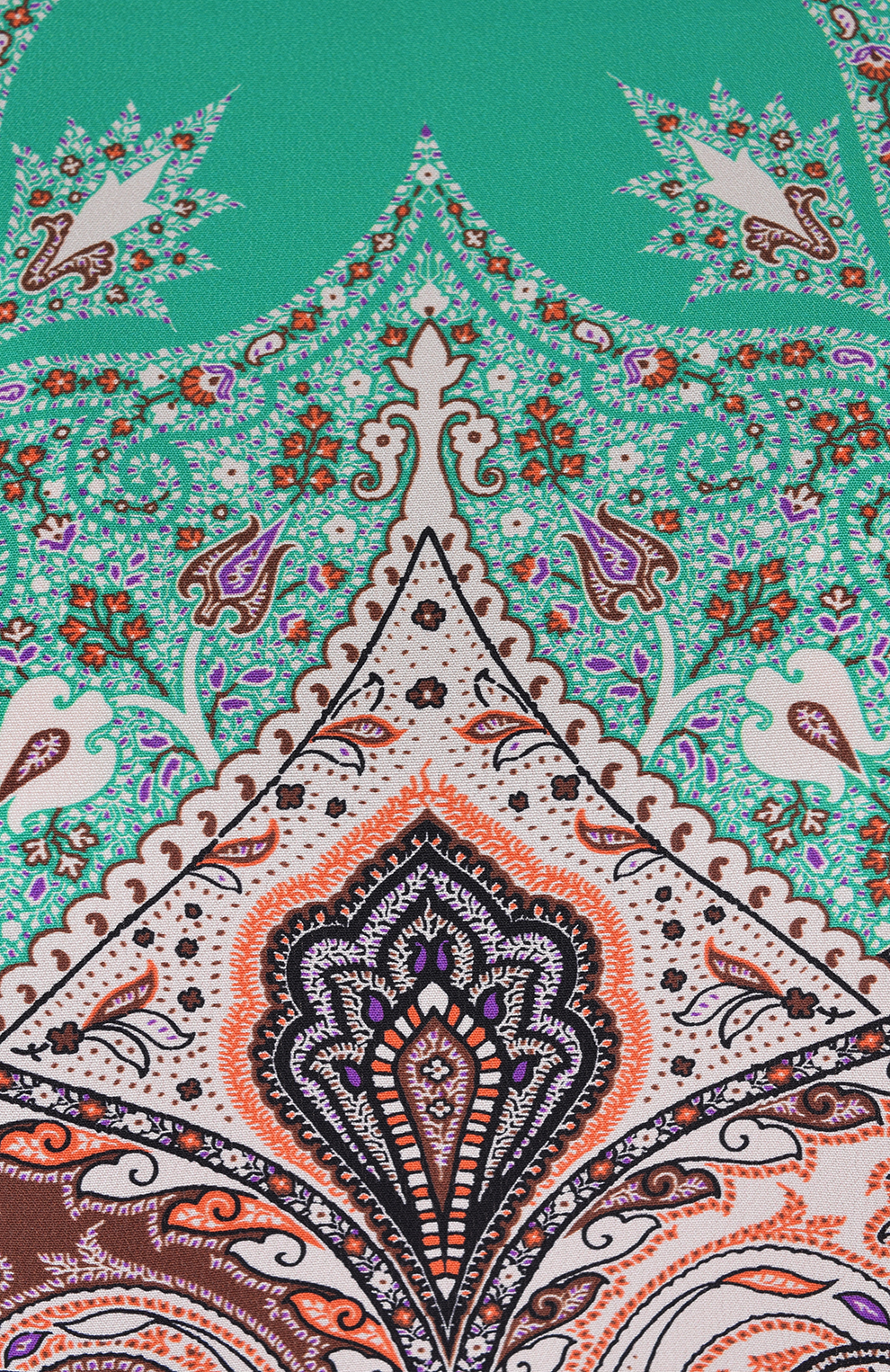 Шёлковая блуза с принтом