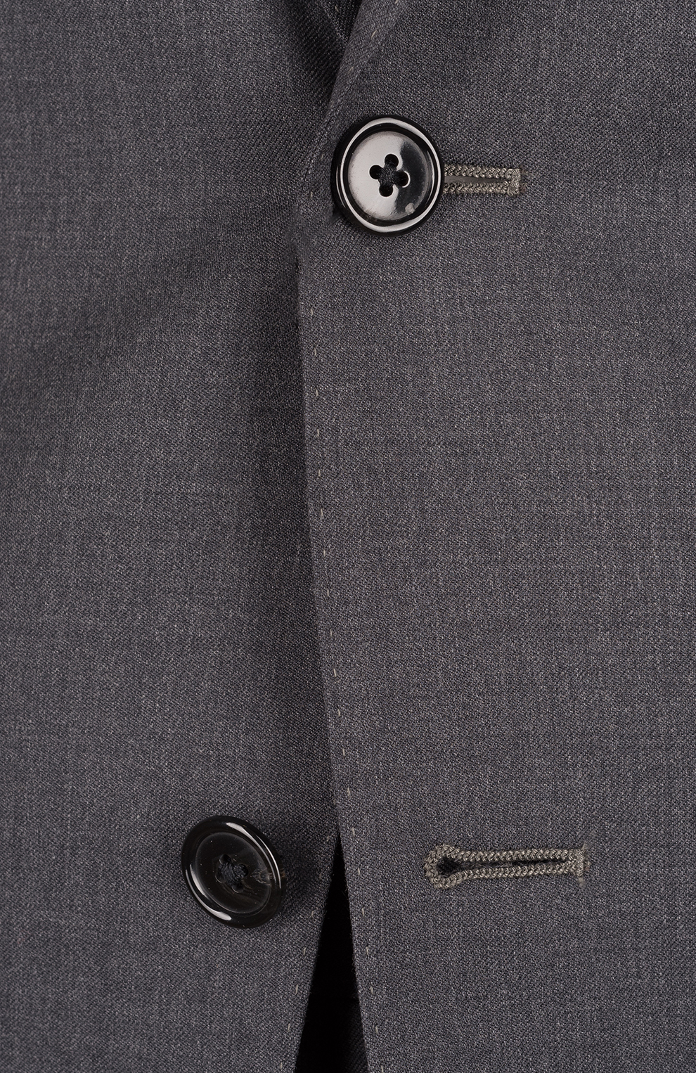 Однотонный шерстяной костюм