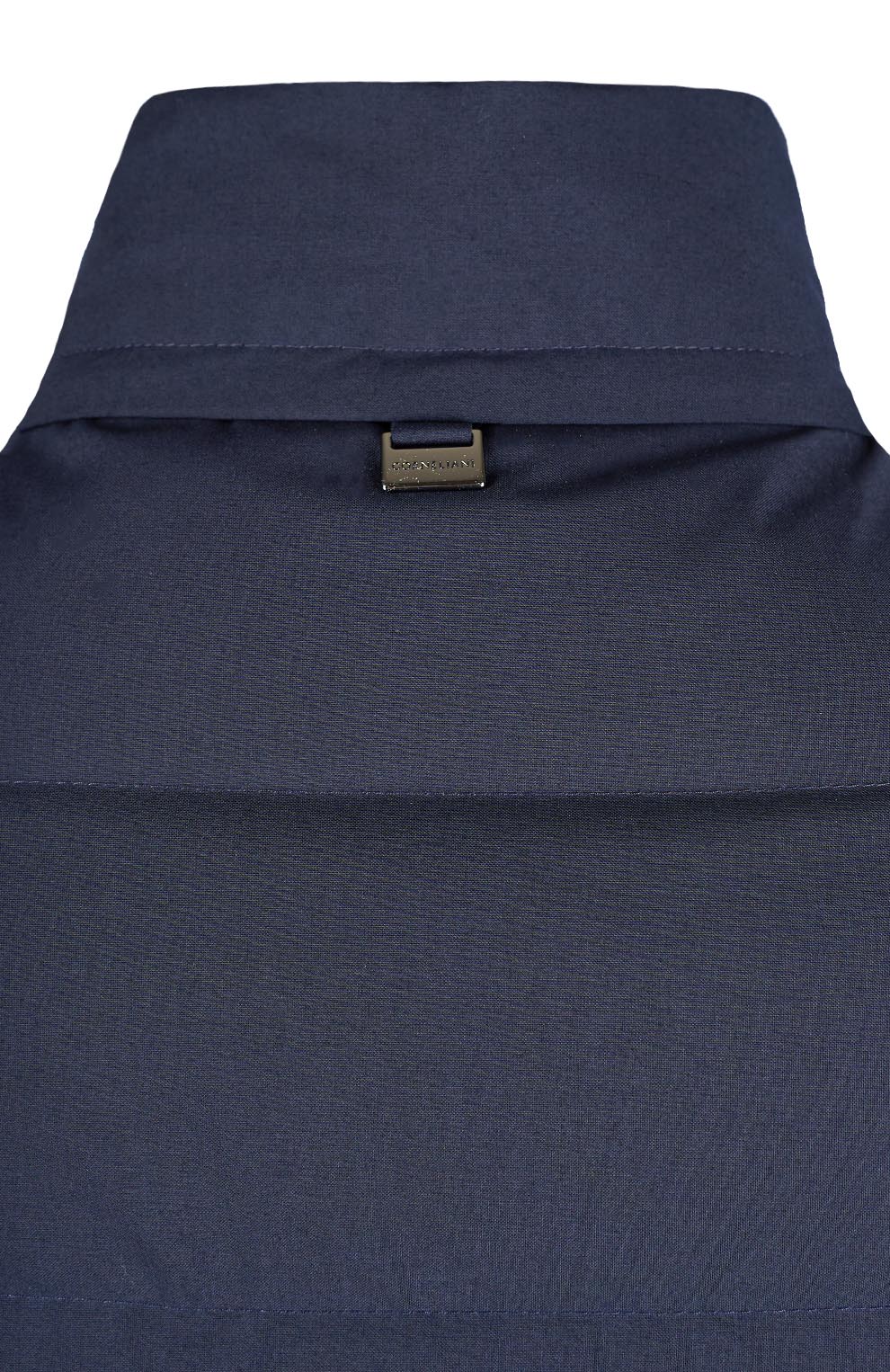 Пуховик с воротником-стойкой