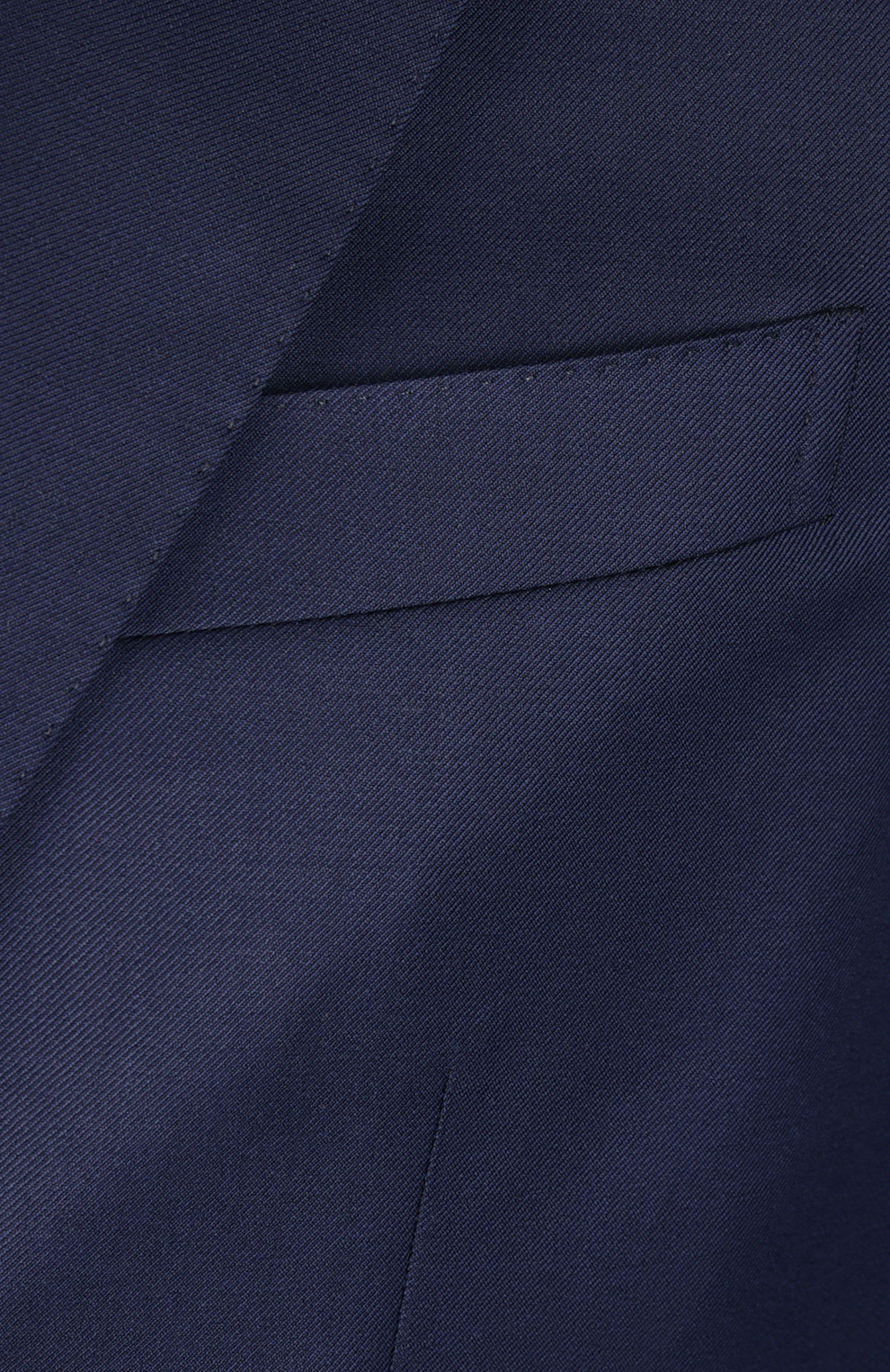 Шерстяной однобортный костюм