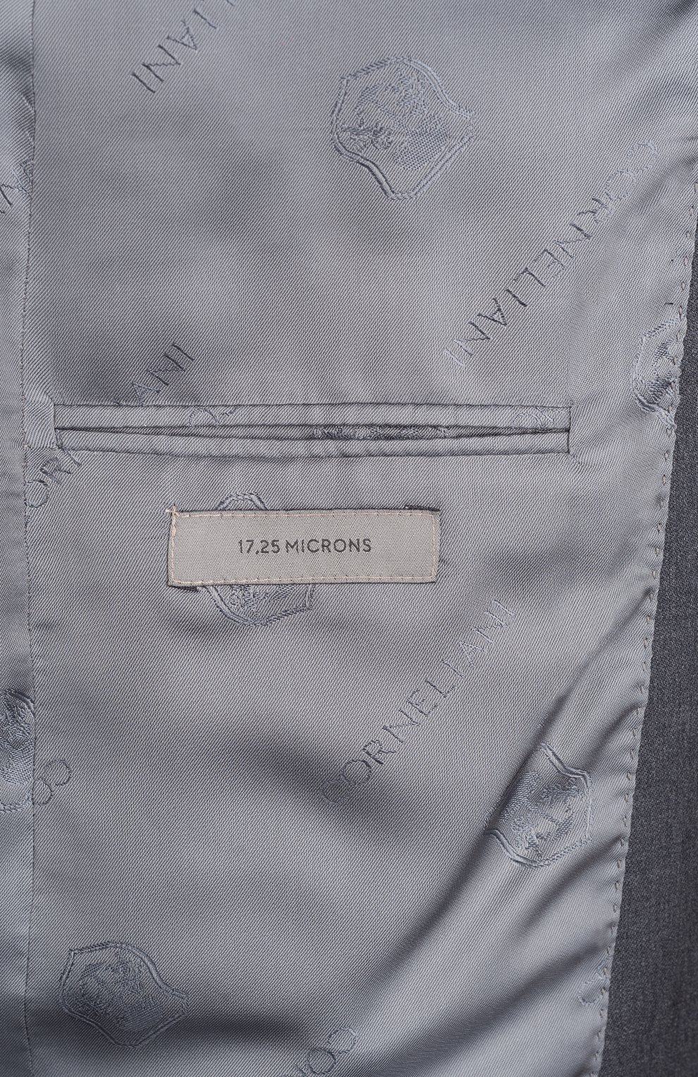 Однотонный шерстяной костюм