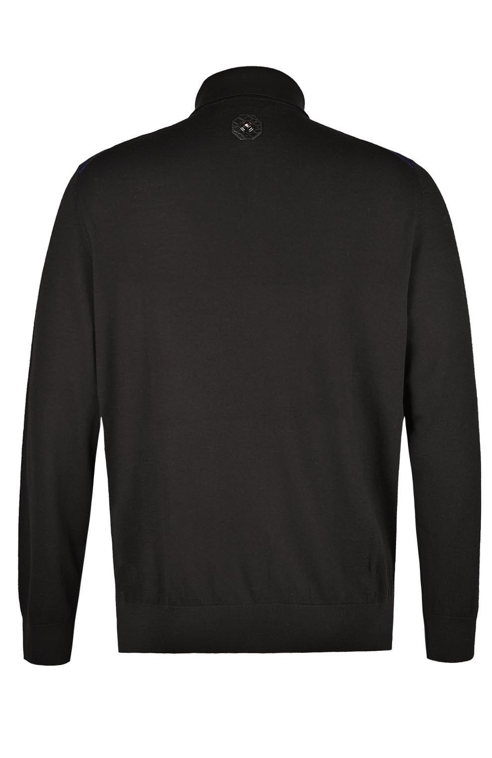 Поло из смеси шерсти и шёлка