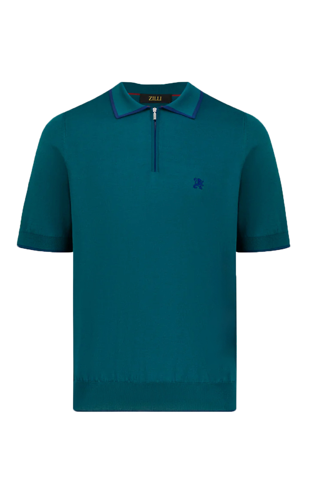 Поло из смеси шёлка и хлопка