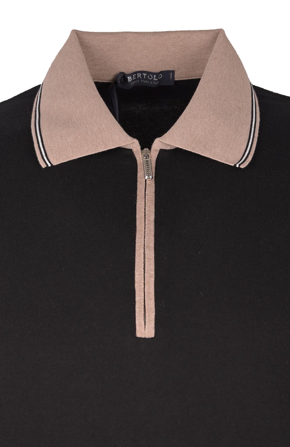 Поло из смеси хлопка и шёлка