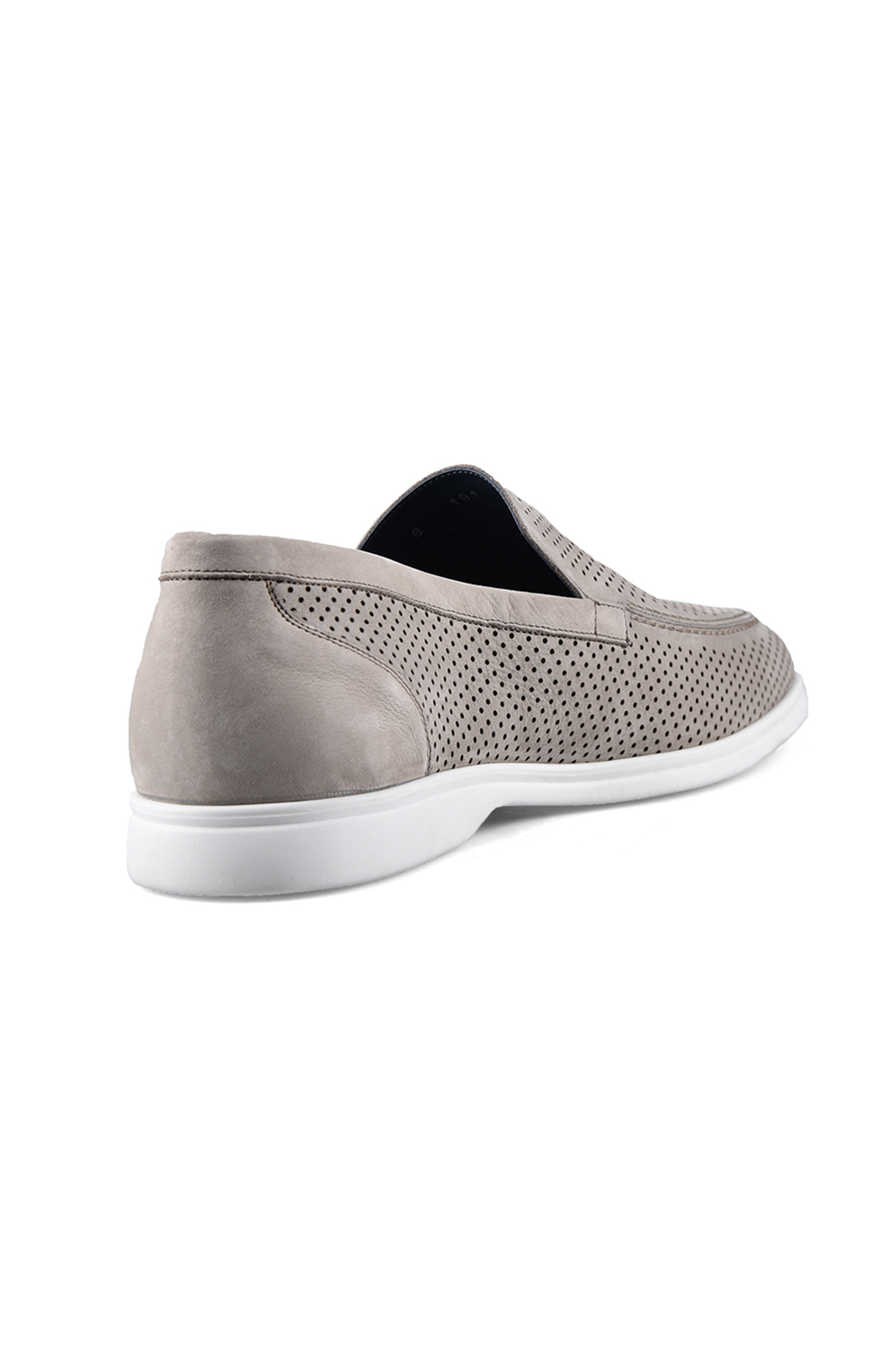 Перфорированные лоферы из нубука