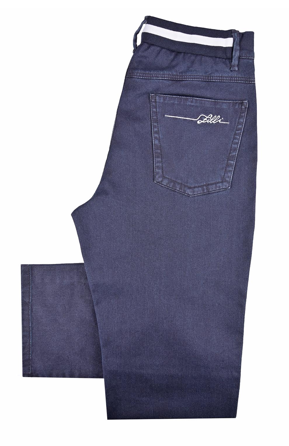 Джинсы эластичным поясом