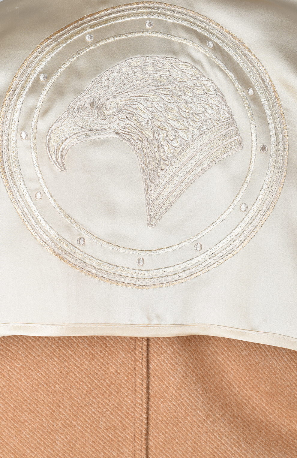 Куртка-бомбер из кашемира и шерсти викуньи со вставками из кожи крокодила