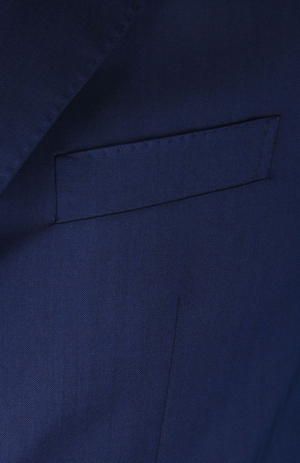 Шерстяной однобортный костюм