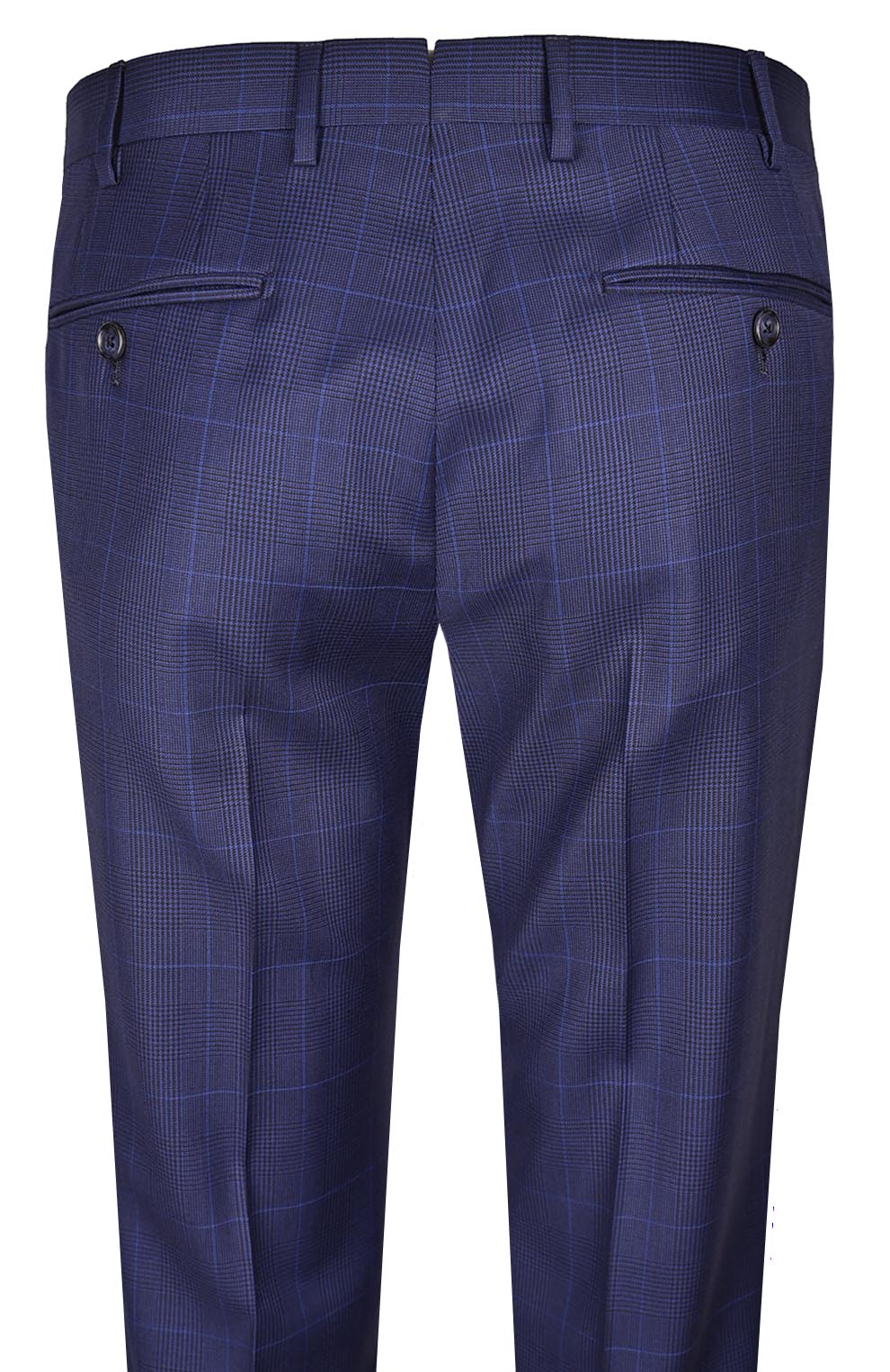 Шерстяные брюки в клетку