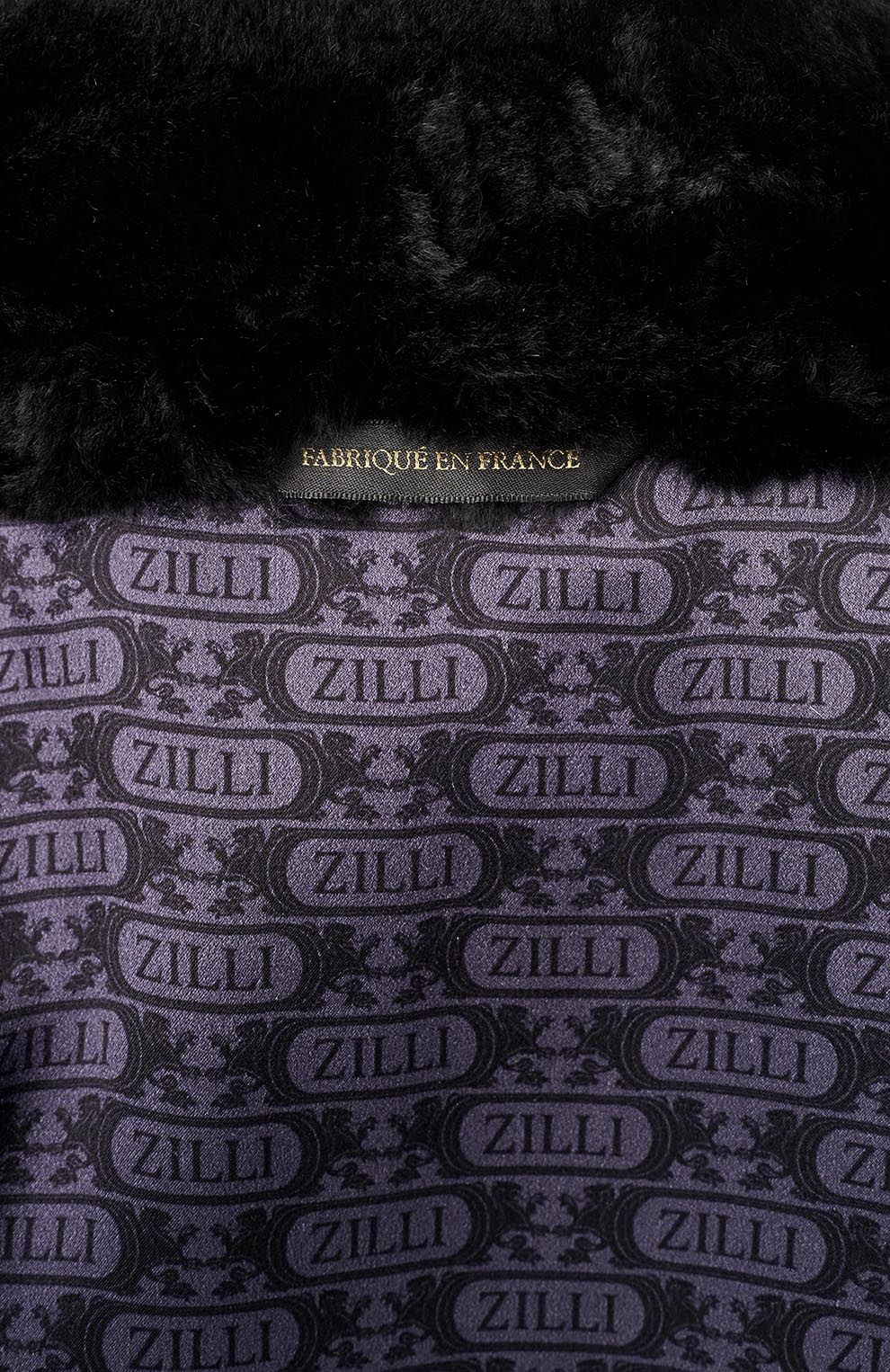 Куртка из кашемира с воротником из меха бобра