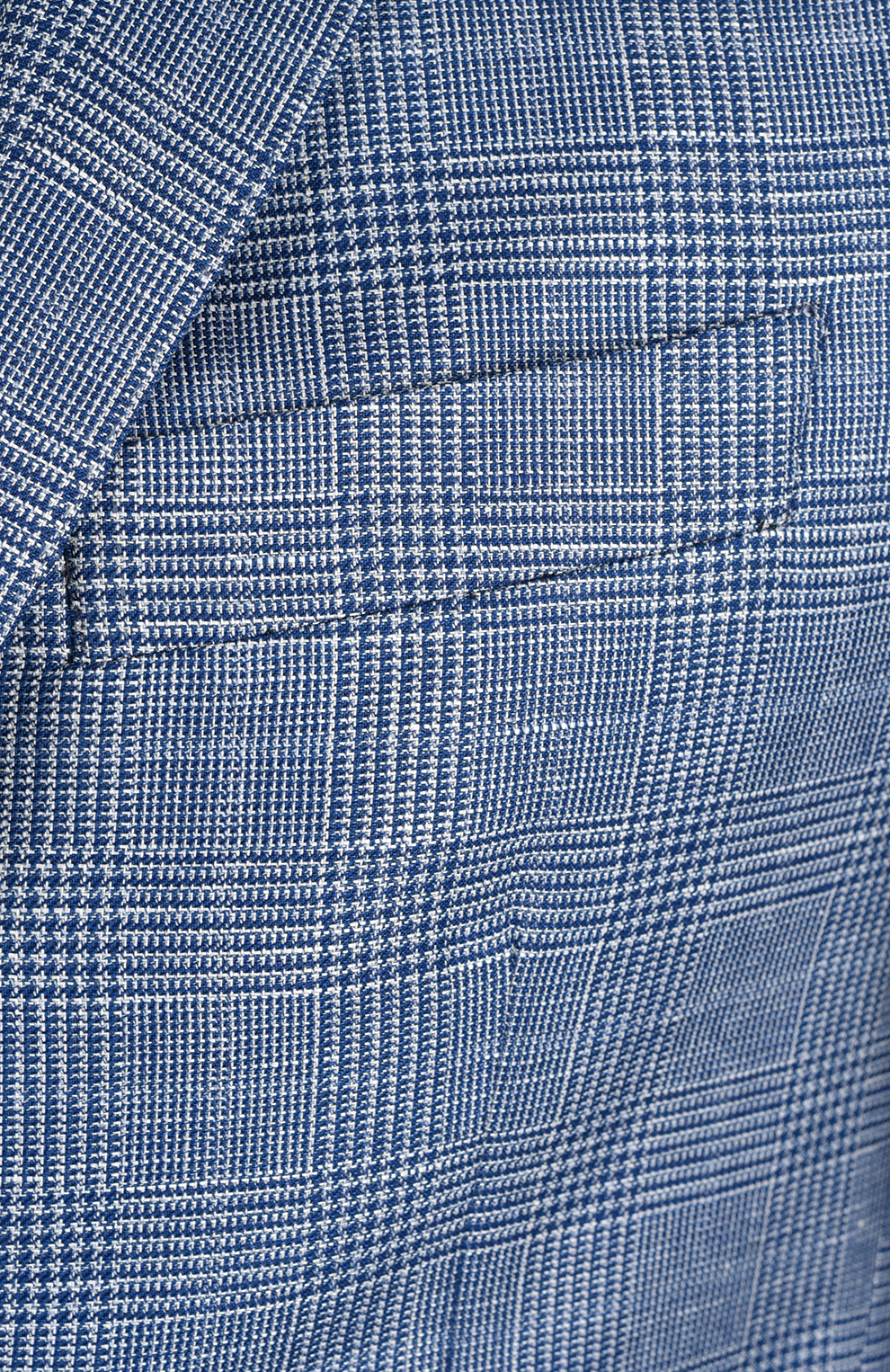 Однобортный пиджак из смеси шерсти и льна