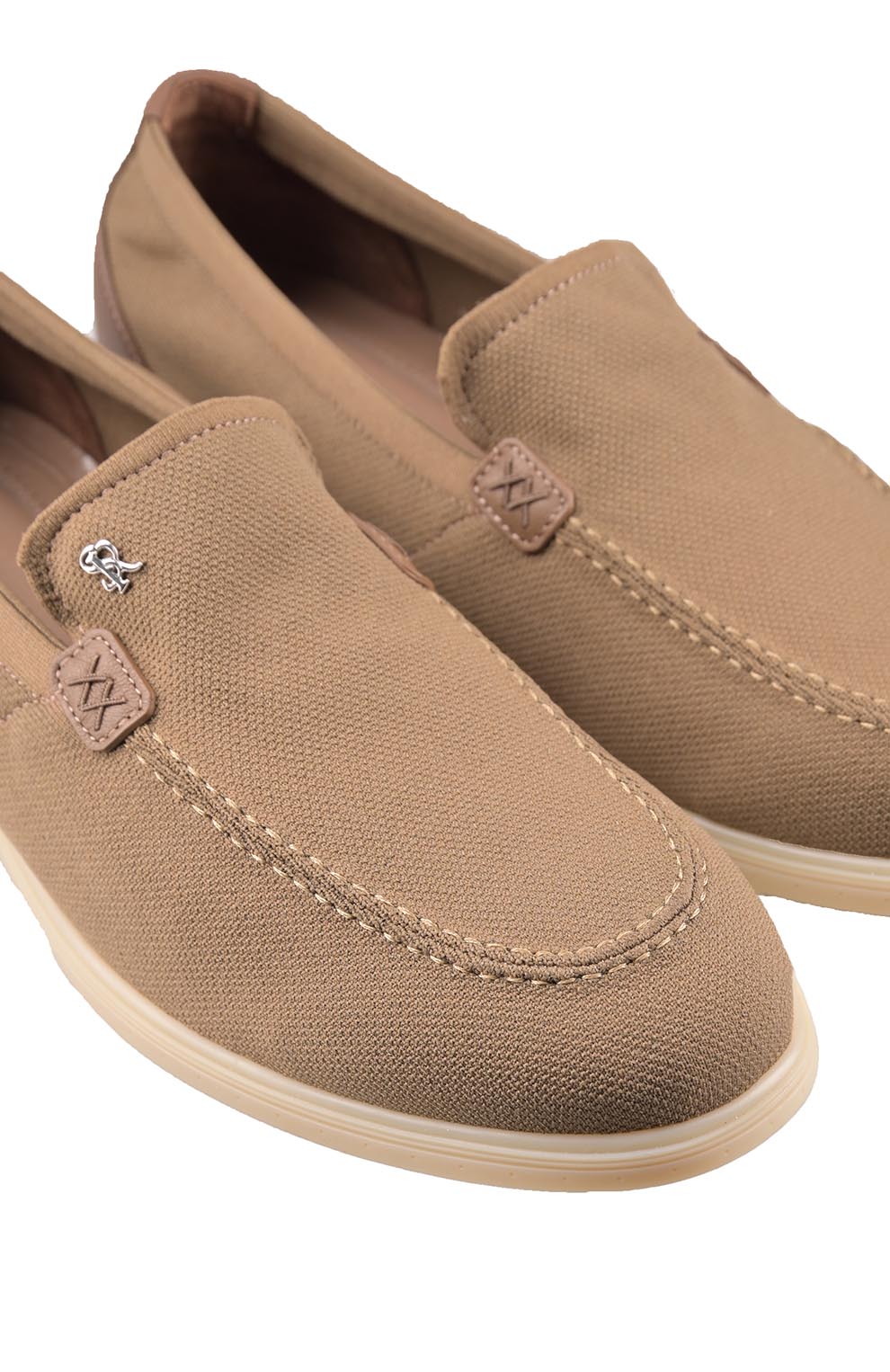 Текстильные лоферы