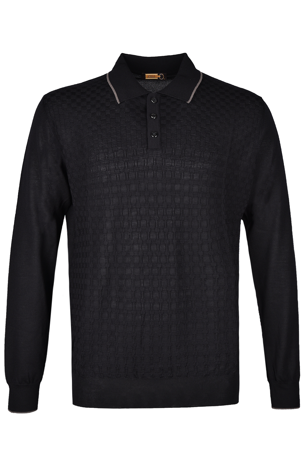 Поло из смеси кашемира и шёлка