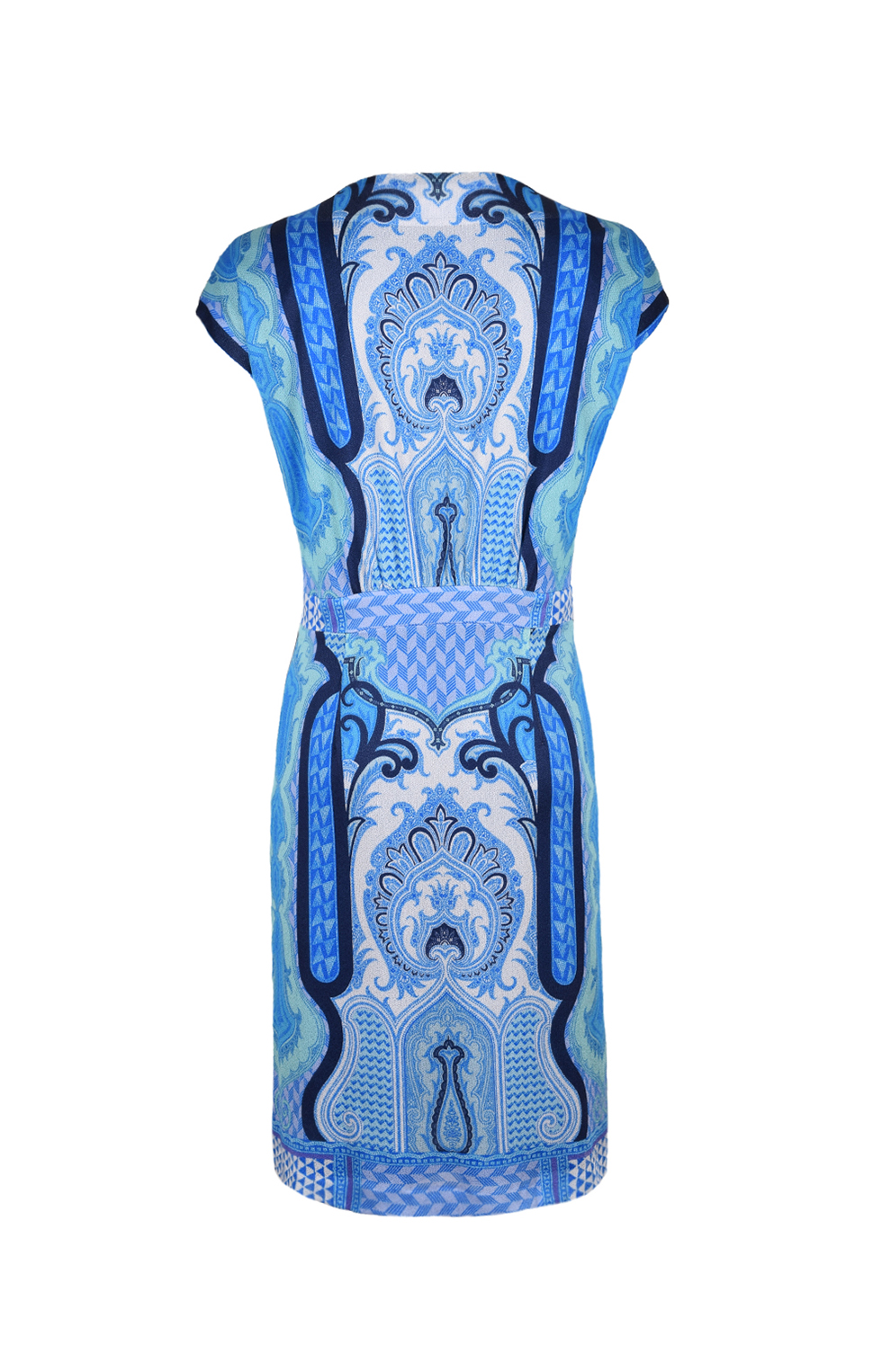 Платье из вискозы с узором