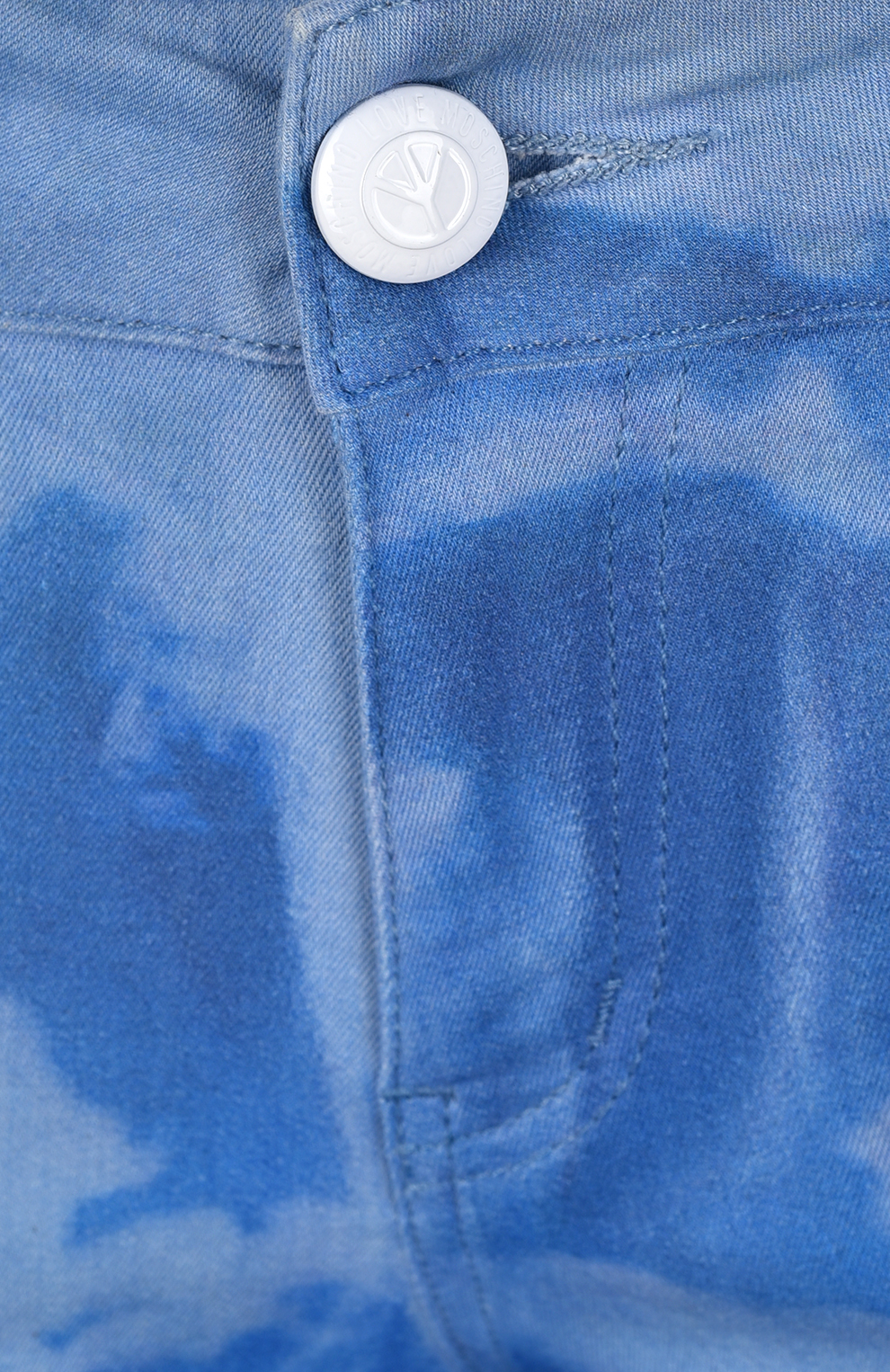 Джинсы с принтом