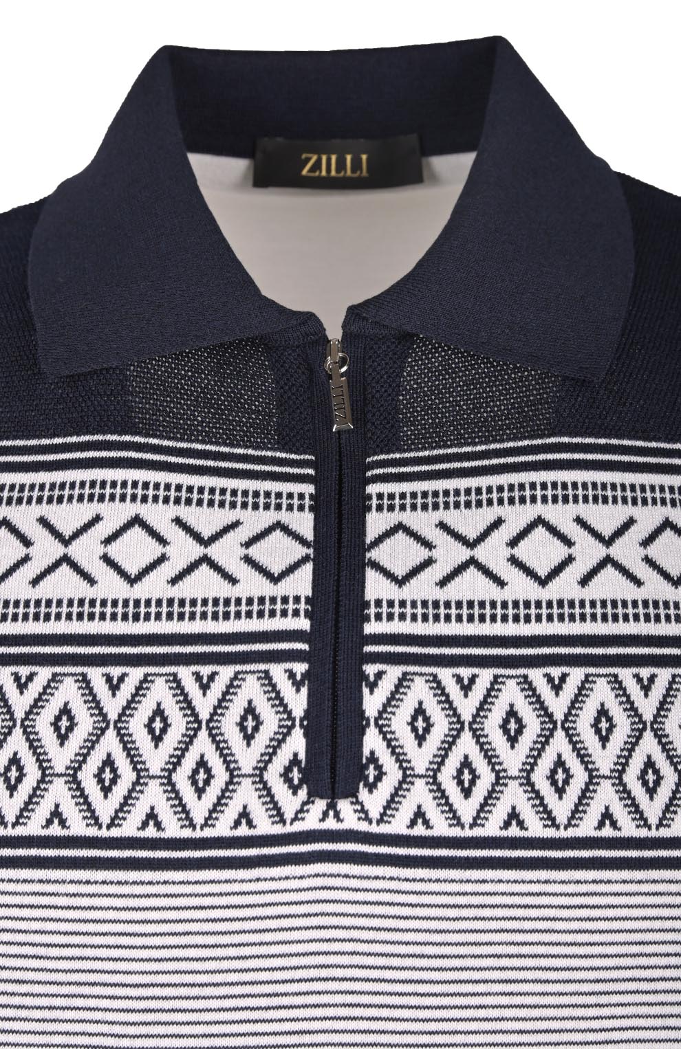 Поло из смеси шёлка и хлопка