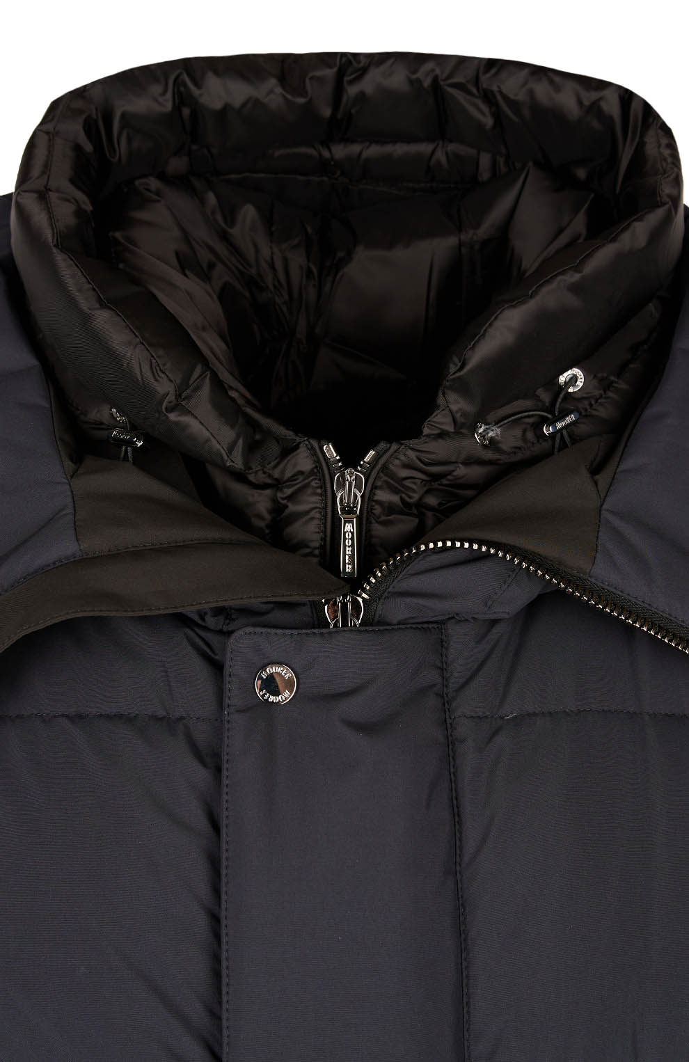 Парка с двойным капюшоном